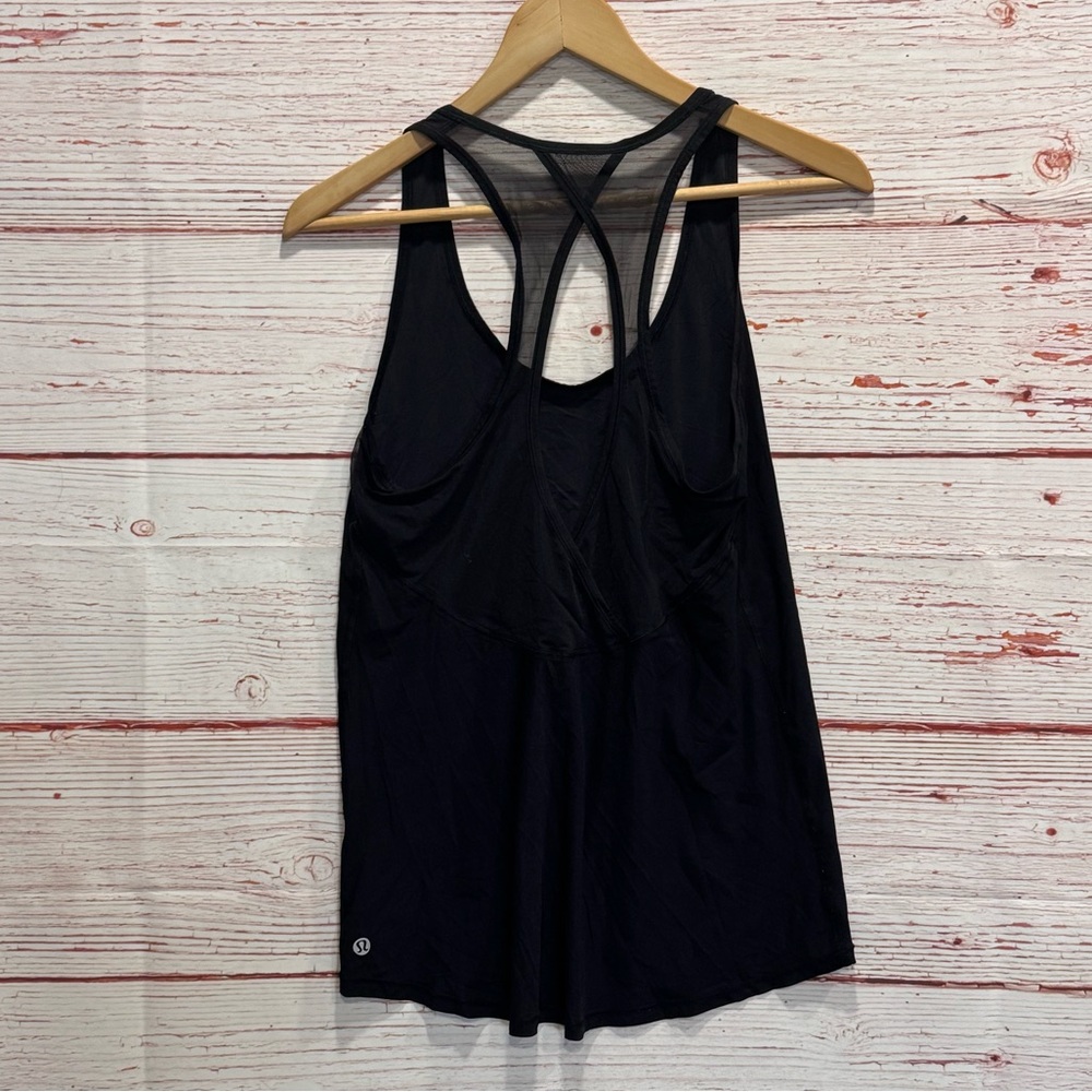 Lululemon Tranquil Tank in Black Sz 4 - Picture 8 of 11